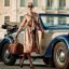 beautiful-lady-with-bag-near-classic-convertible-PDPXVEJ.jpg
